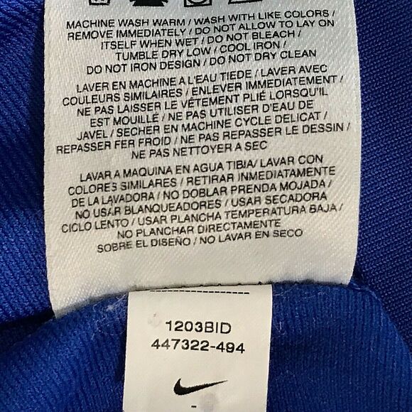 Nike Dri-Fit Soccer Track Jacket Zip Blue CASA Clemson Athletic S Men L Women - Picture 5 of 12